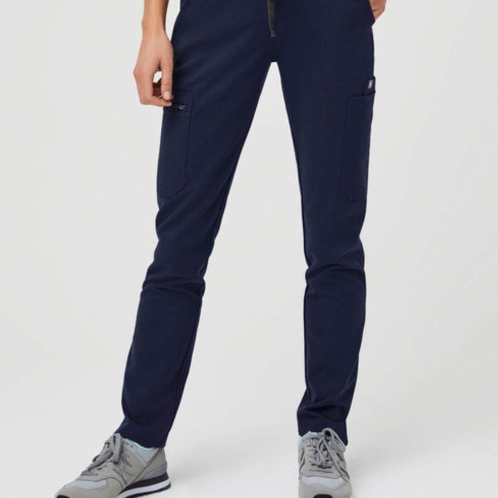 Yola Figs Scrub Pants - XS/Tall - Navy Blue